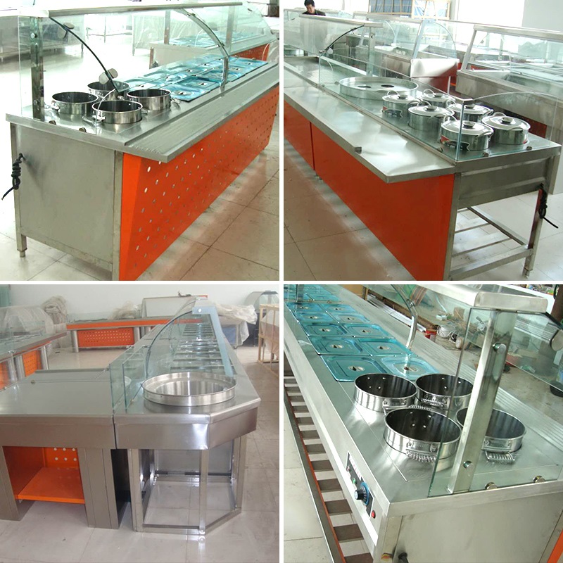 定制商用電熱不銹鋼保溫售飯臺(tái)