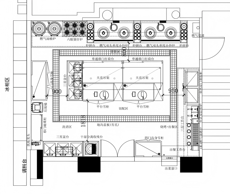 廚房設(shè)備設(shè)計(jì)圖